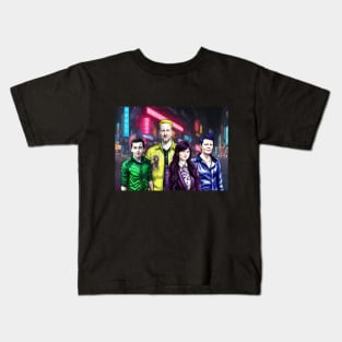 Americans in Neo Tokyo Kids T-Shirt